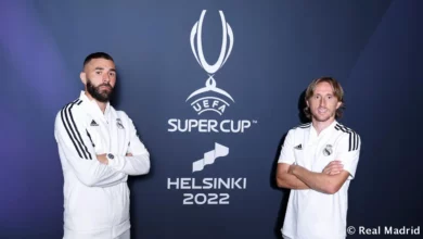 ريال مدريد يؤكد قائمتة في نهائي كأس السوبر الأوروبي