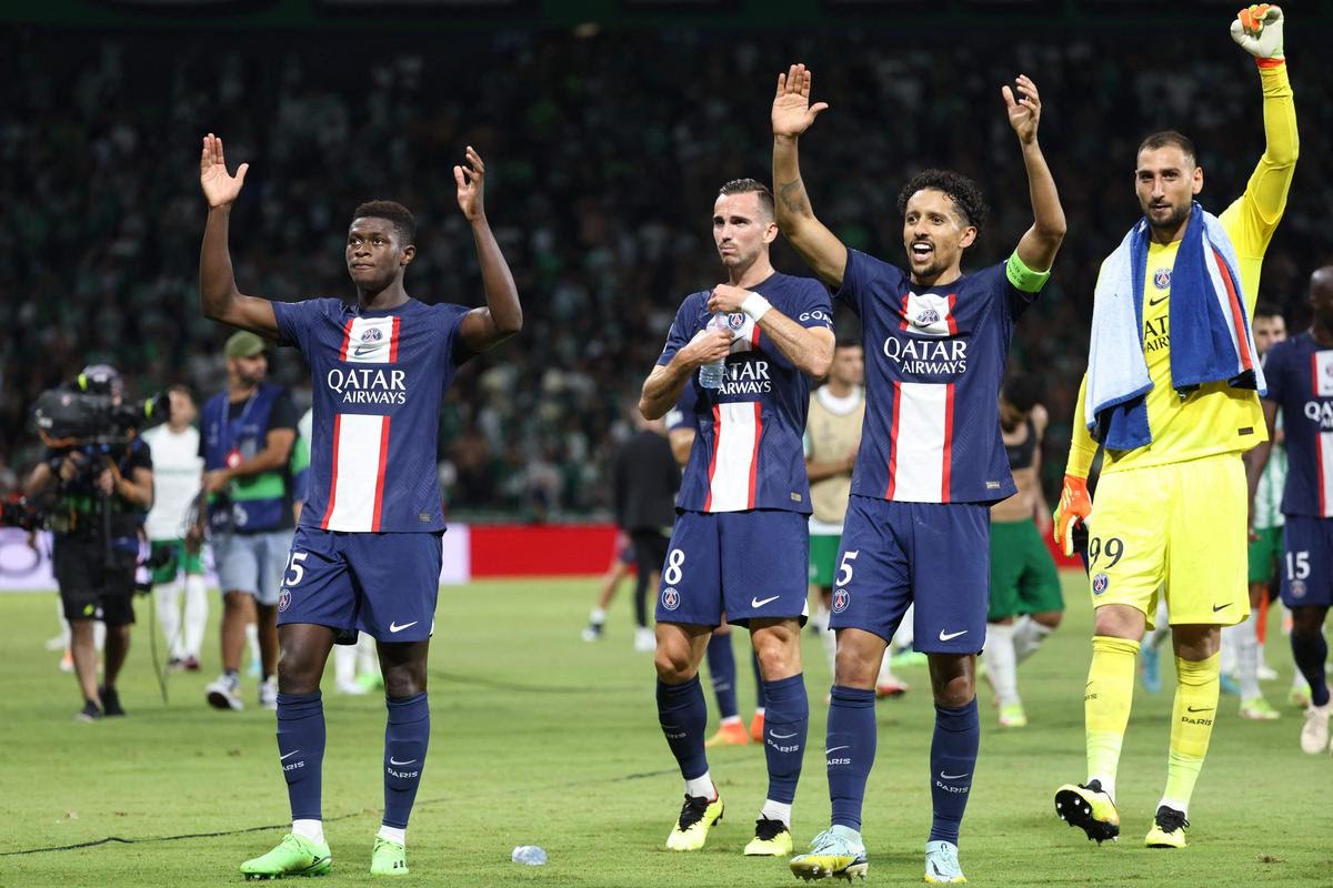 فاز باريس سان جيرمان على مكابي حيفا في دوري أبطال أوروبا 2022/23