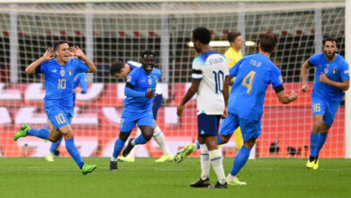 تفوقت إيطاليا على إنجلترا في مباراة مملة