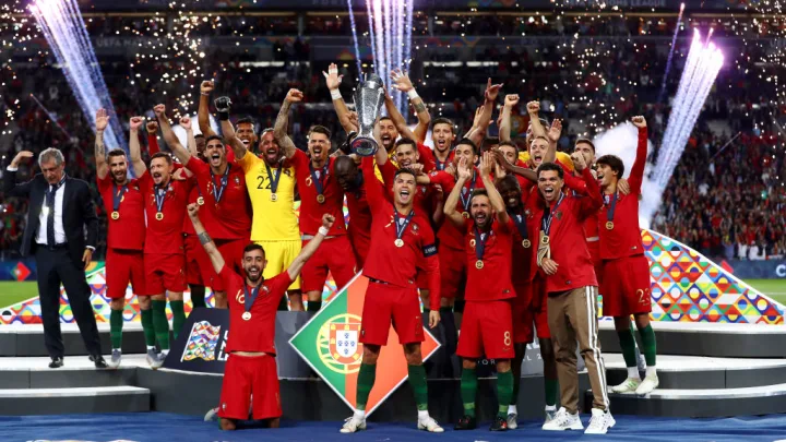 كانت البرتغال هي الفائز الأول بدوري الأمم
