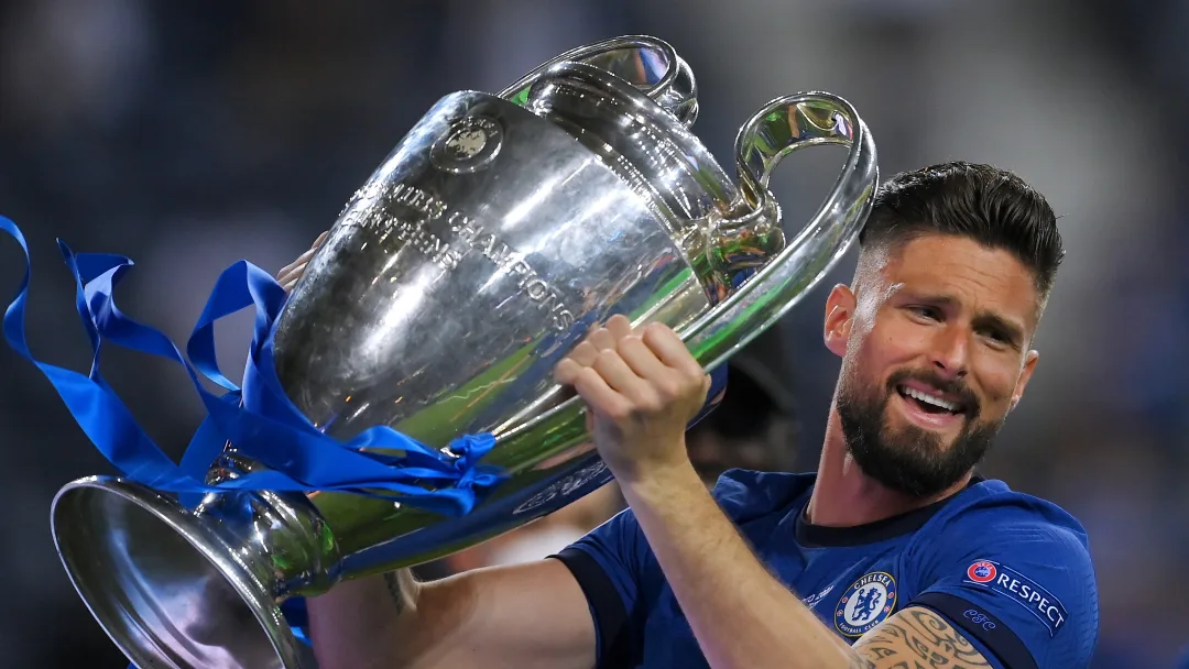 سجل أوليفييه جيرو ستة أهداف في ثماني مباريات ليحقق تشيلسي لقب دوري أبطال أوروبا 2020-2021