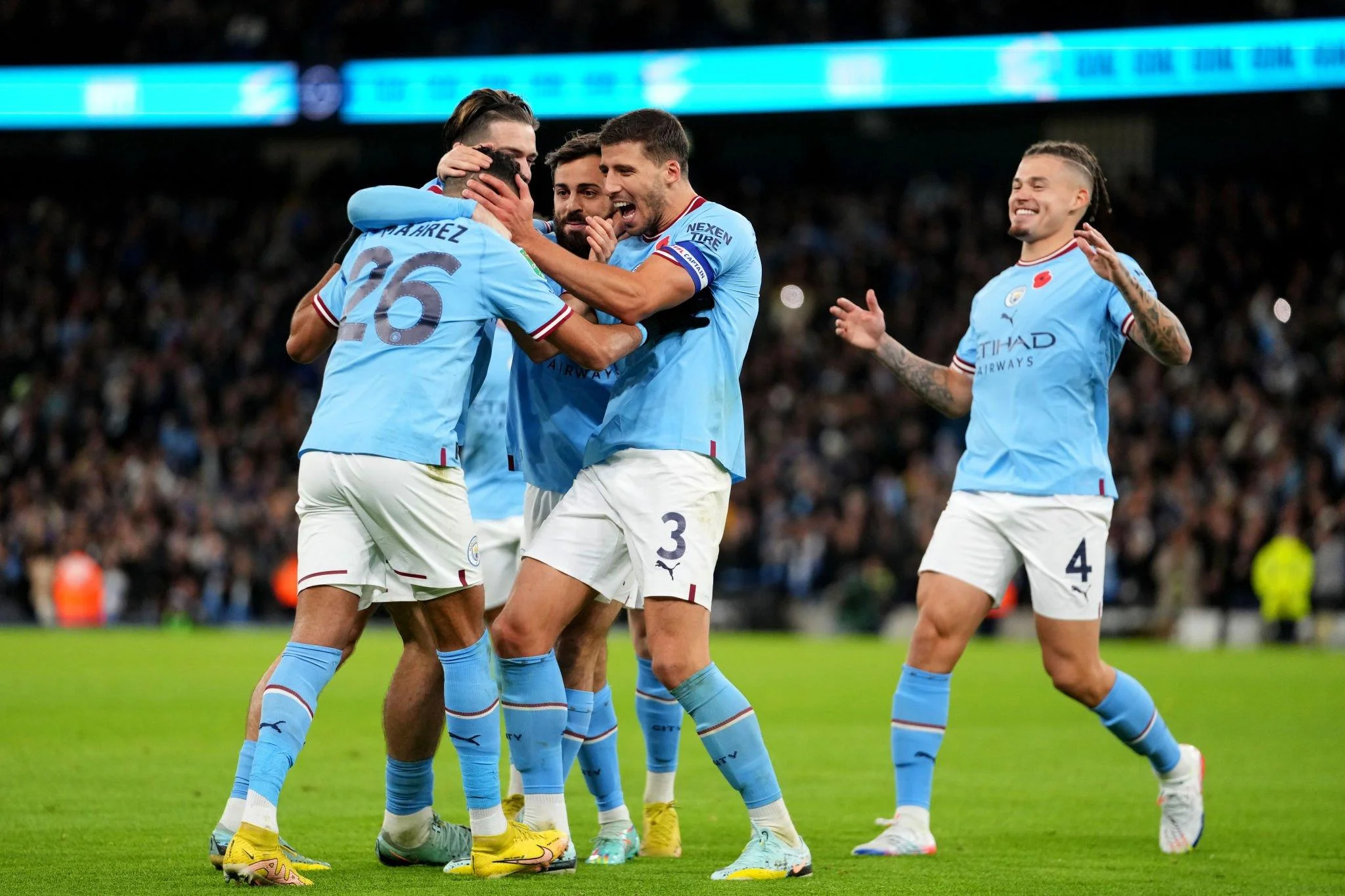 مانشستر سيتي في الدور المقبل من كأس كاراباو