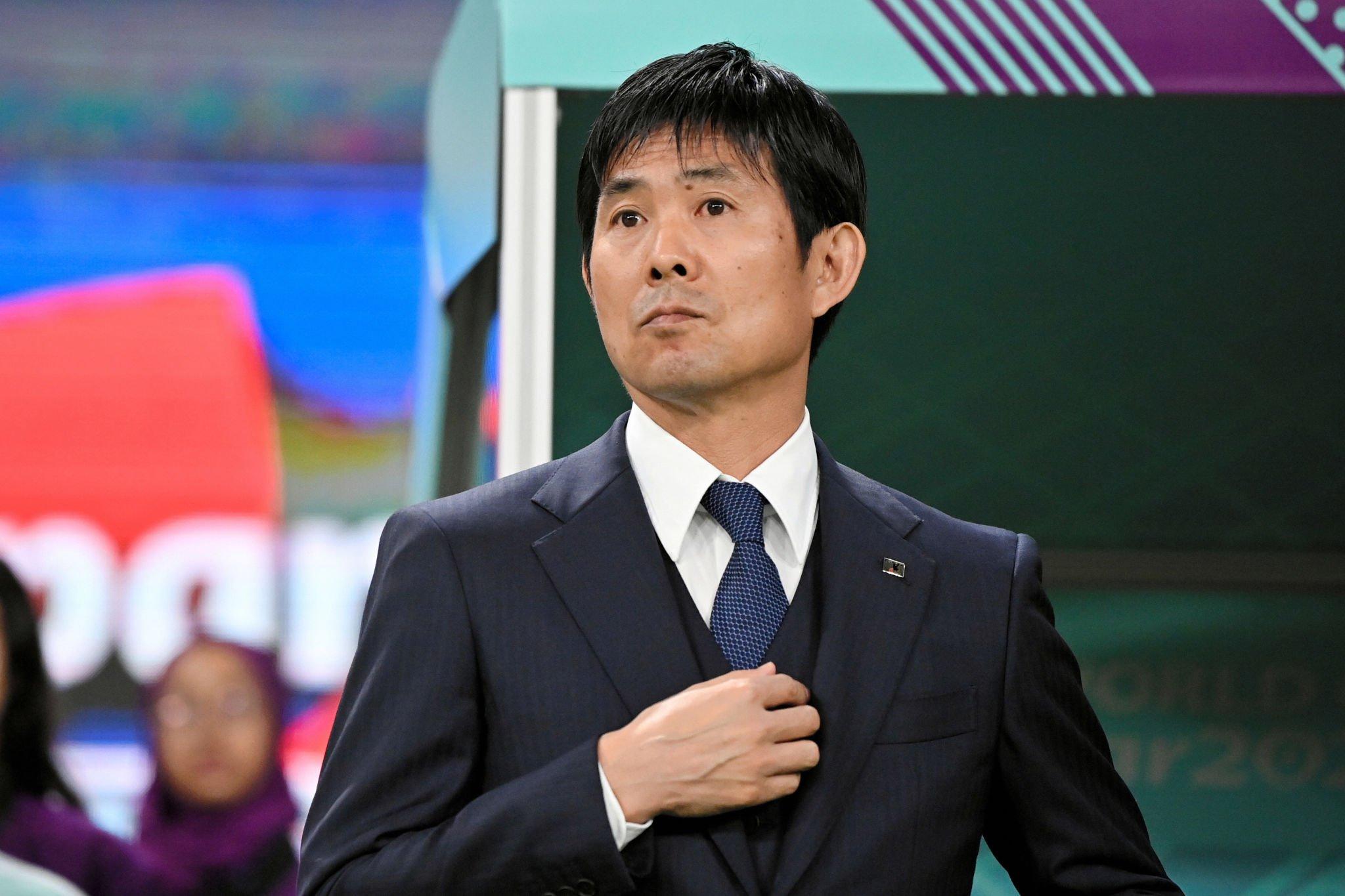 كان هاجيمي مورياسو مساعدا لمدرب اليابان عندما وصل إلى دور الـ16 في عام 2018