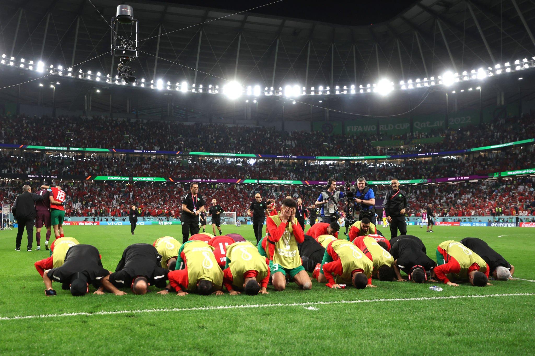 المغرب تقصي إسبانيا من كأس العالم
