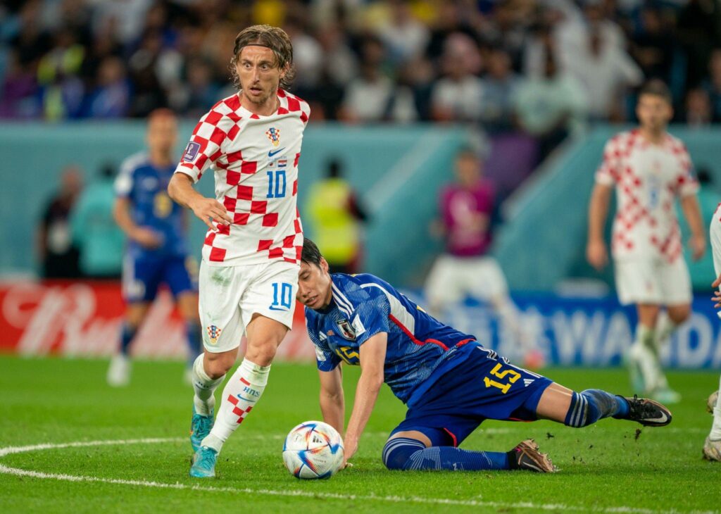 لوكا مودريتش، البالغ من العمر 37 عاما، هو أكبر لاعب كرواتي ظهر في نهائيات كأس العالم للرجال