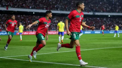سجل عبد الحميد صابيري هدف الفوز للمغرب