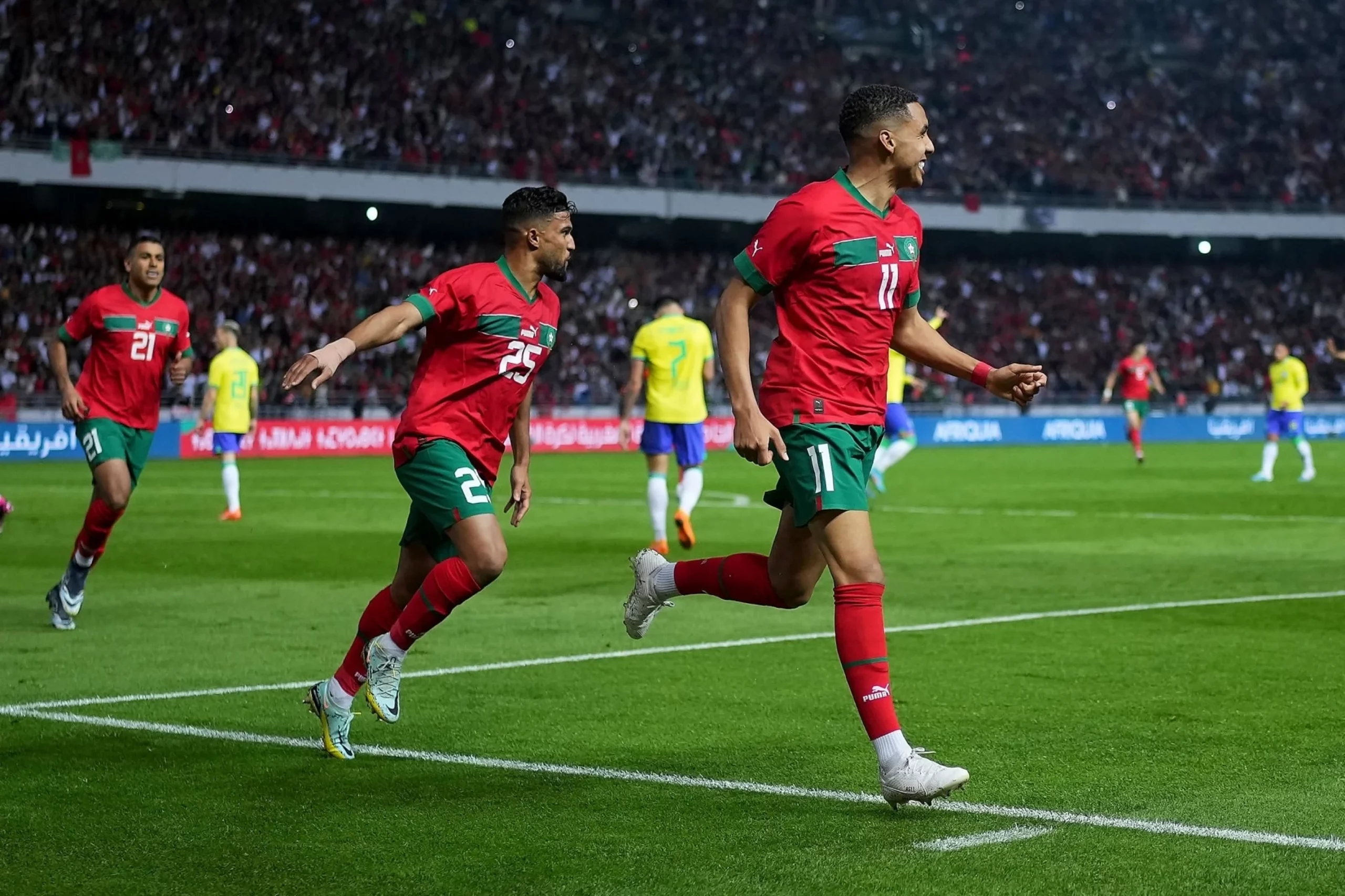 سجل عبد الحميد صابيري هدف الفوز للمغرب
