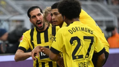 دورتموند يصعد إلى صدارة الدوري الألماني