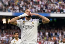 سجل كريم بنزيما في أخر مباراة له بقميص ريال مدريد