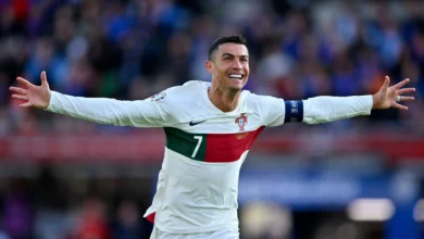 سجل كريستيانو رونالدو هدف الفوز للبرتغال