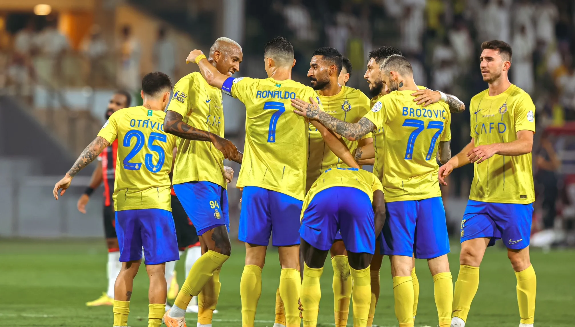 النصر يواصل سلسلته الجيدة بفوز سهل على الرائد