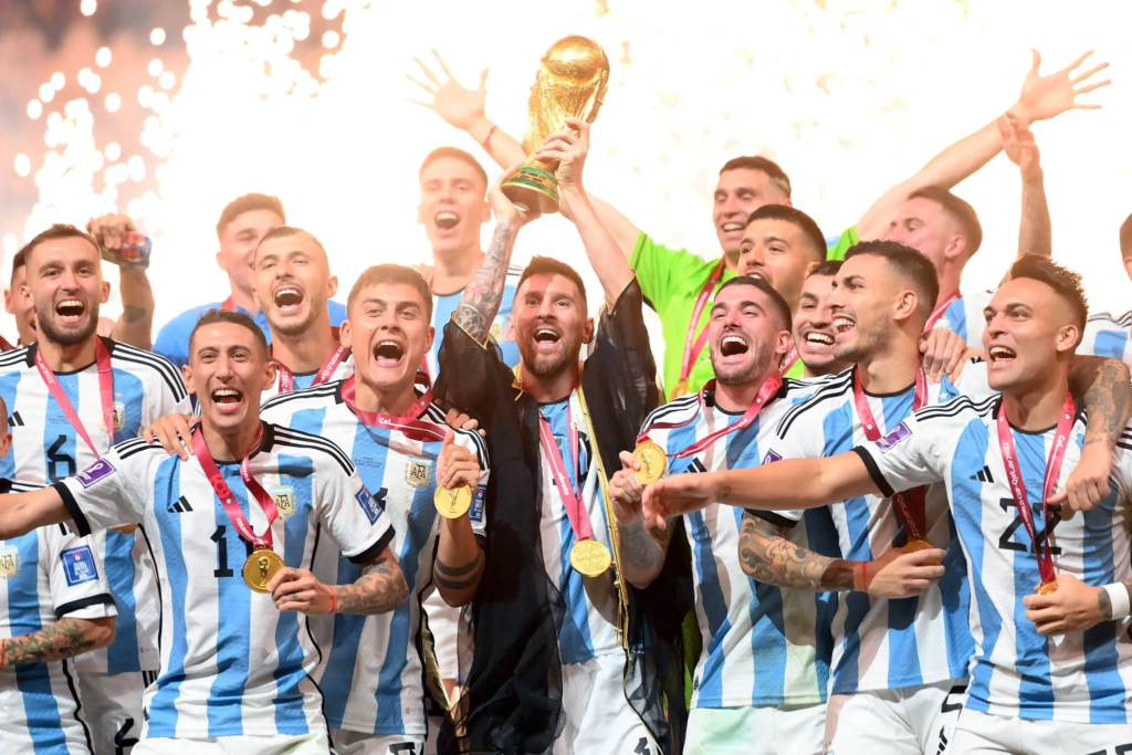ميسي قاد الأرجنتين للفوز بكأس العالم