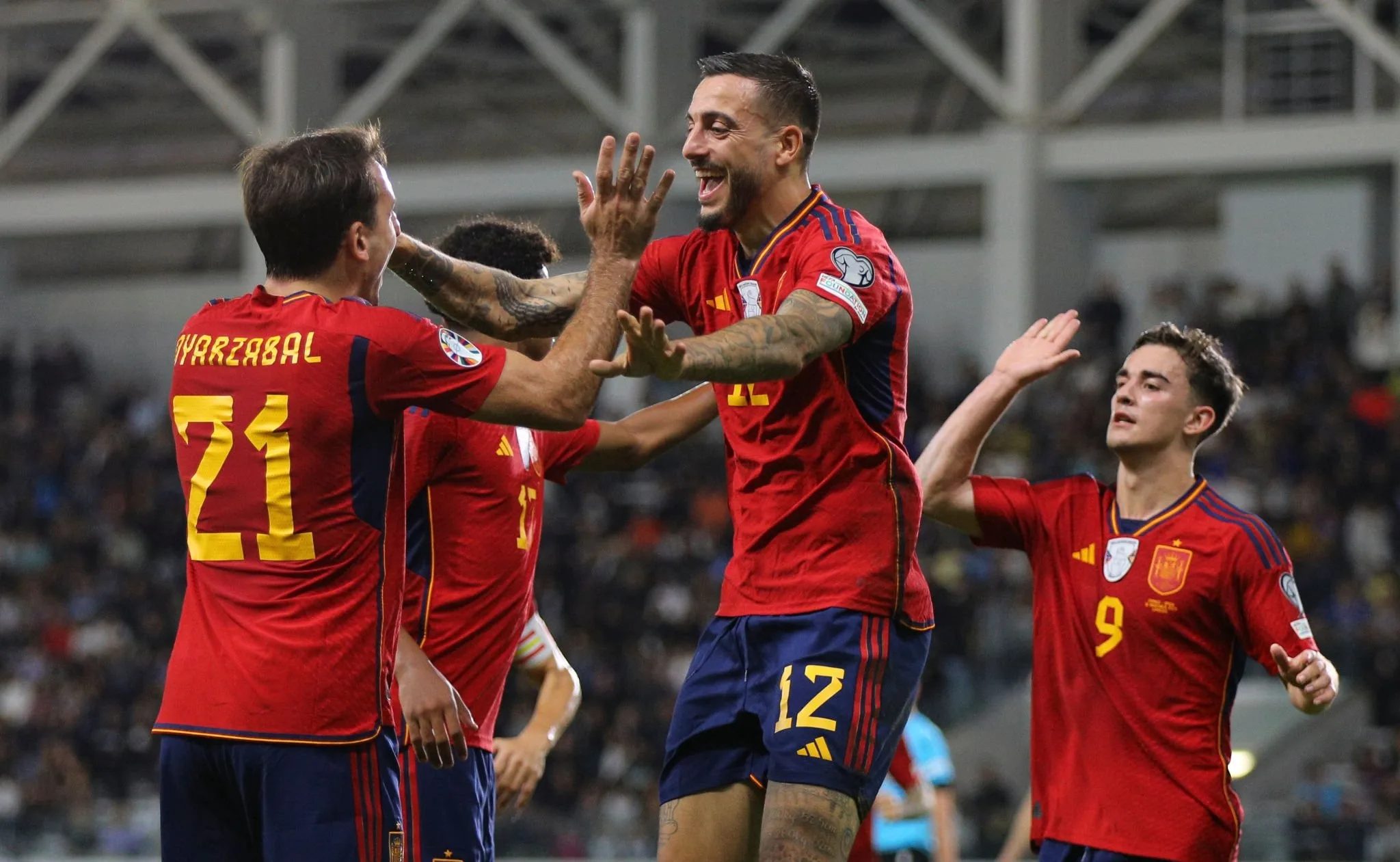 إسبانيا تفوز على قبرص في مباراة سهلة